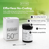 Arkray Glucocard Expression Blood Glucose Test Strips, 50 Count - 570050-Case - LL Medico