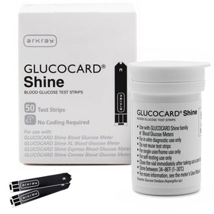 Arkray Glucocard Shine Blood Glucose Test Strips, 50 Count - 542050-Box - LL Medico