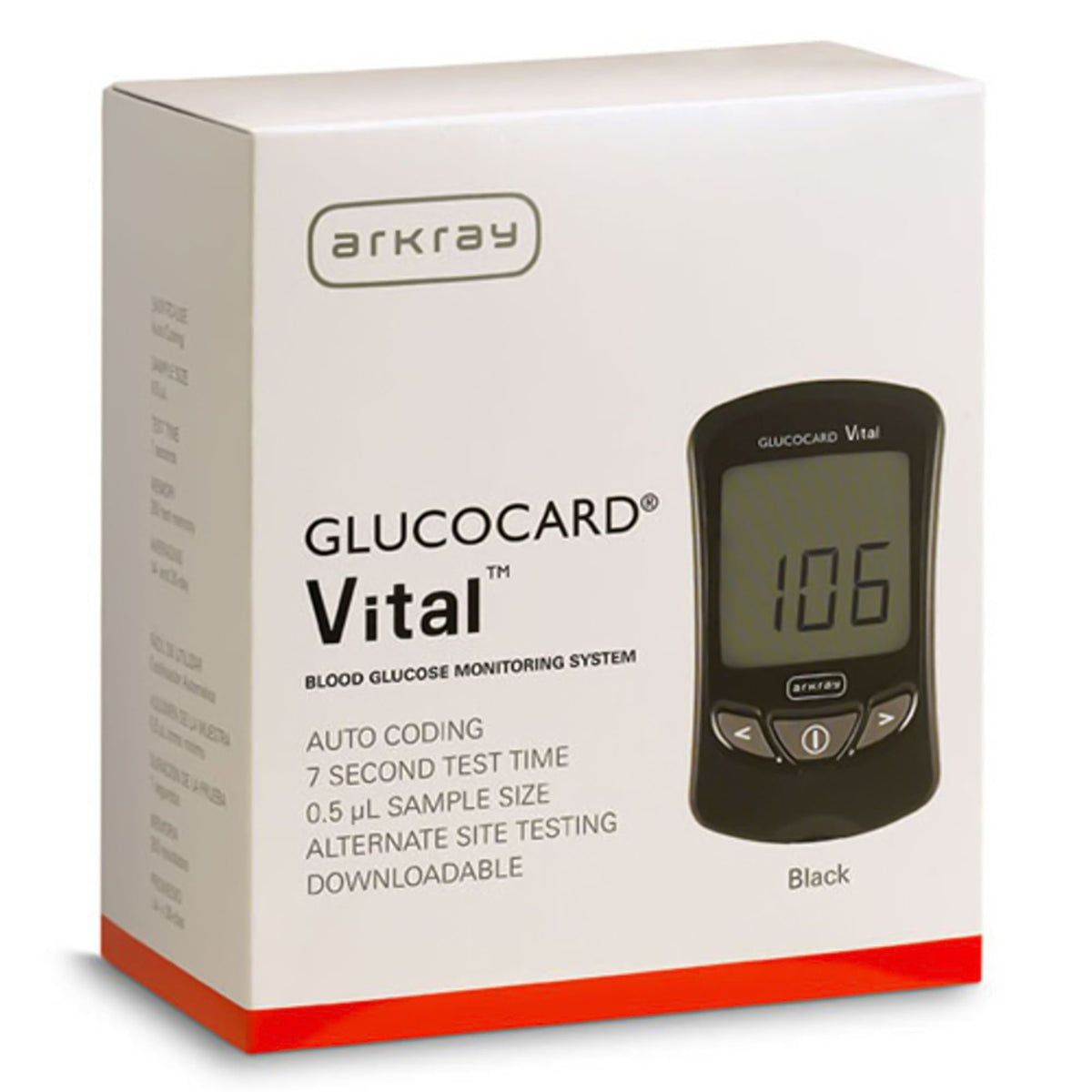 Arkray Glucocard Vital Blood Glucose Meter - 760001-Case - LL Medico