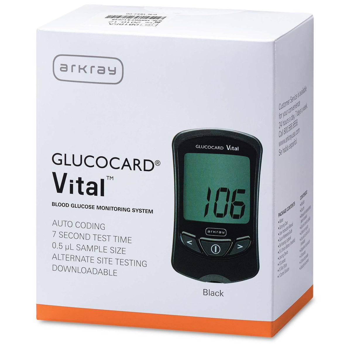 Arkray Glucocard Vital Blood Glucose Meter Kit - 761100-Box - LL Medico