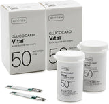 Arkray Glucocard Vital Blood Glucose Test Strips, 50 Count - 760050-Box - LL Medico