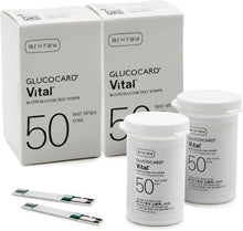 Arkray Glucocard Vital Blood Glucose Test Strips, 50 Count - 760050-Box - LL Medico