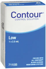 Ascensia Contour Control Solution, Low Level, 2.5 mL - 7110-Each - LL Medico