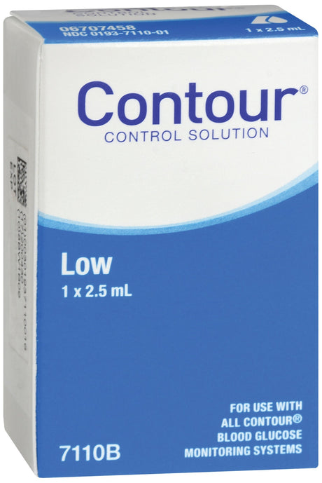 Ascensia Contour Control Solution, Low Level, 2.5 mL - 7110-Each - LL Medico
