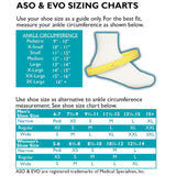 ASO Ankle Stabilizer Brace, Lace-Up with Hook and Loop Strap Closure - 264011-Single - LL Medico