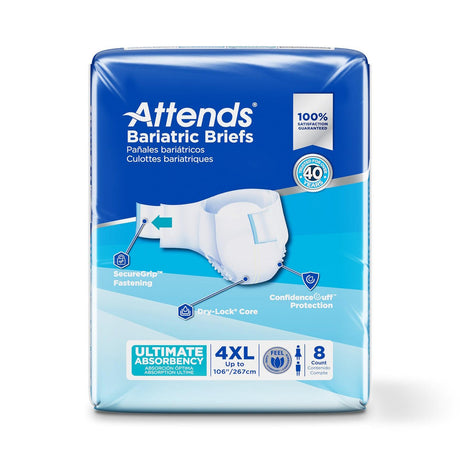 Attends Bariatric Briefs, 2XL, 3XL, 4XL, 5XL - DD60-Sample - LL Medico