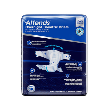 Attends Bariatric Briefs, 2XL, 3XL, 4XL, 5XL - DD70-Sample - LL Medico