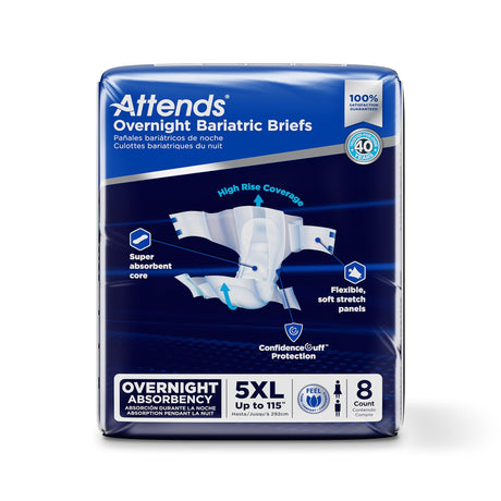Attends Bariatric Briefs, 2XL, 3XL, 4XL, 5XL - DD70-Sample - LL Medico