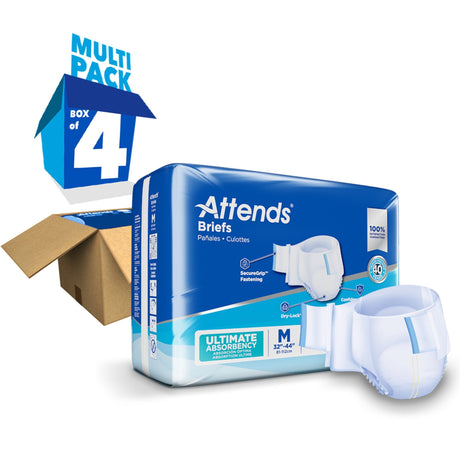 Attends Briefs, Ultimate Absorbency - DDC20-Case - LL Medico