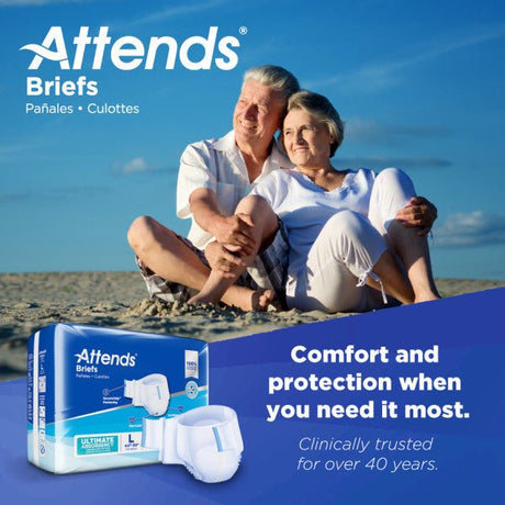 Attends Briefs, Ultimate Absorbency - DDC20-Pack - LL Medico