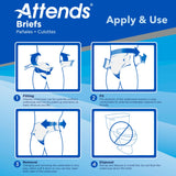 Attends Briefs, Ultimate Absorbency - DDC20-Pack - LL Medico