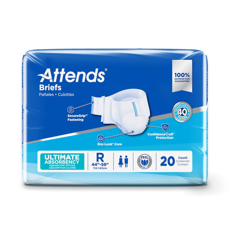 Attends Briefs, Ultimate Absorbency - DDC25-Pack - LL Medico