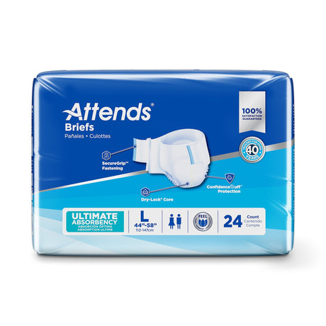 Attends Briefs, Ultimate Absorbency - DDC30-Pack - LL Medico