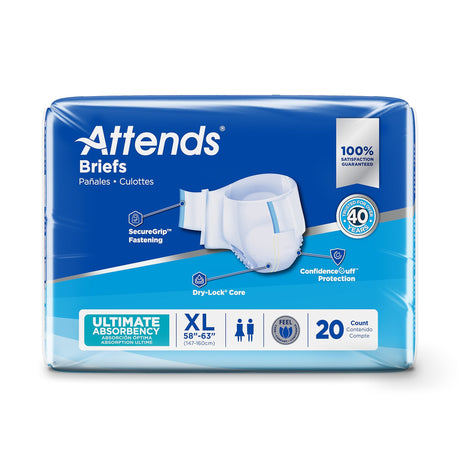 Attends Briefs, Ultimate Absorbency - DDC40-Pack - LL Medico