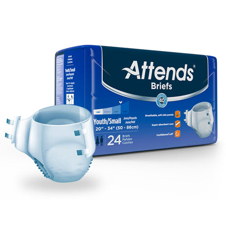 Attends Briefs, Youth/Small - DD10-Pack - LL Medico