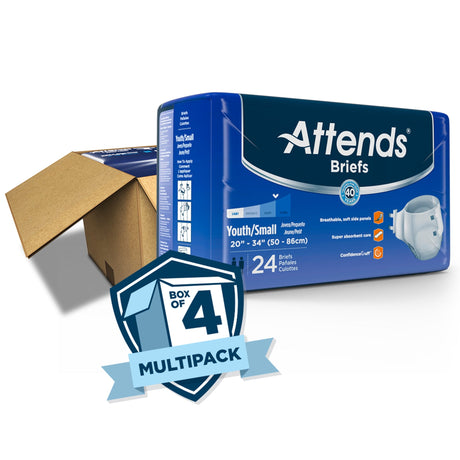 Attends Briefs, Youth/Small - DD10-Pack - LL Medico
