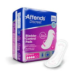 Attends Discreet Bladder Control Pads - ADPMOD-Pack - LL Medico