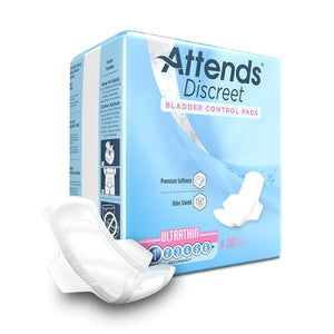 Attends Discreet Bladder Control Pads, Ultrathin - ADPTHIN-Pack - LL Medico