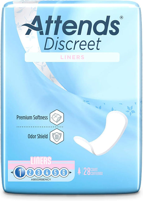 Attends Discreet Liners - ADLINER-Pack - LL Medico
