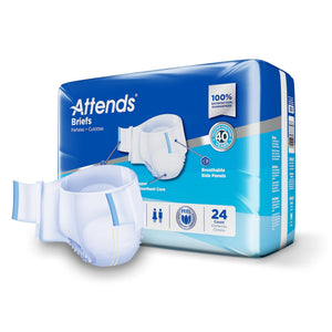 Attends Incontinence Briefs, Maximum Absorbency - DDA20-Pack - LL Medico