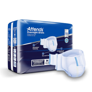 Attends Overnight Briefs, Overnight Absorbency - DDEW20-Sample - LL Medico
