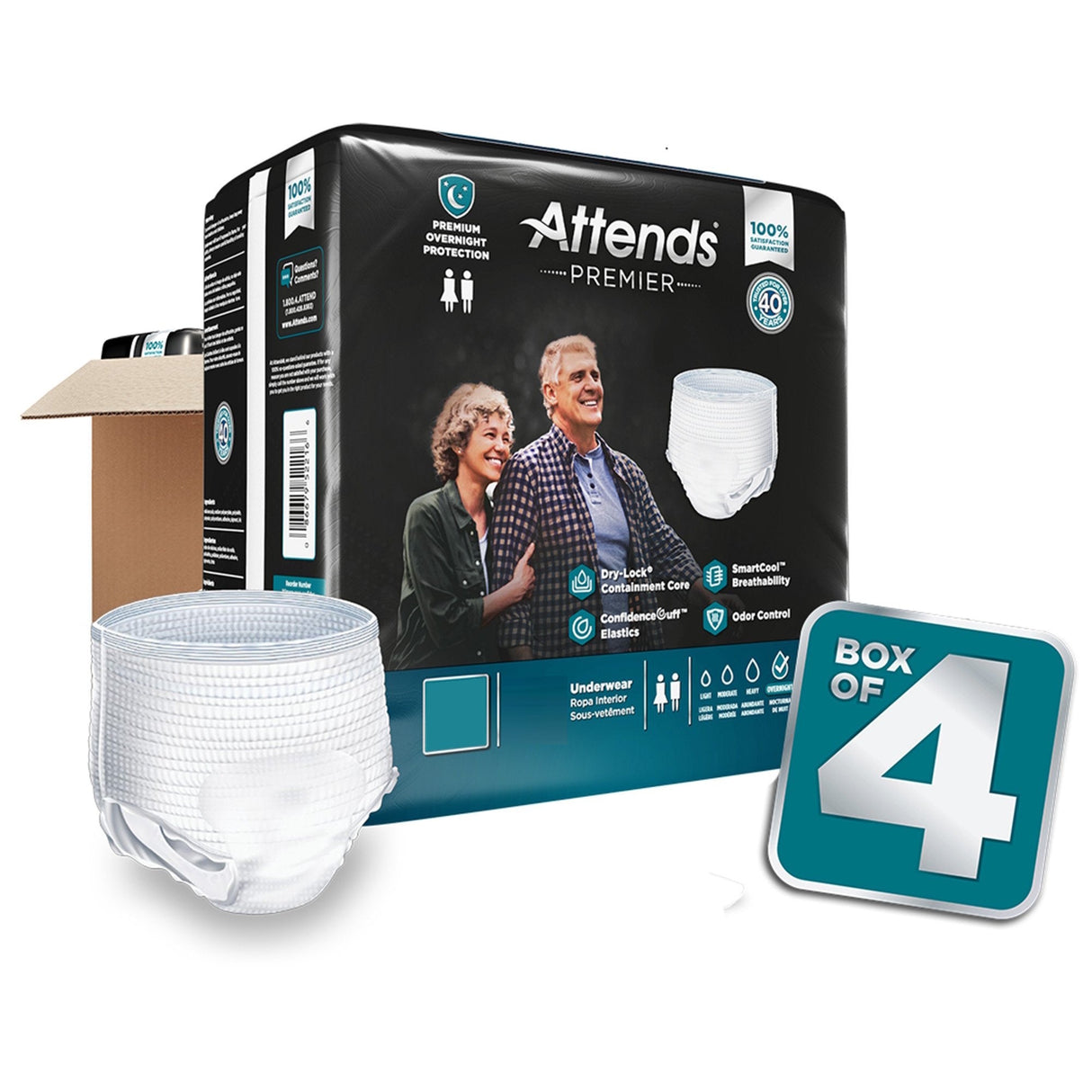 Attends Premier Pull - Up Absorbent Underwear - ALIUW50-Sample - LL Medico