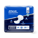 Attends Shaped Pads Super, Overnight Absorbency - SPSA-Pack - LL Medico