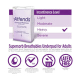 Attends Supersorb Maximum Premium Underpads with Dry - Lock - ASBM-3036-Pack - LL Medico