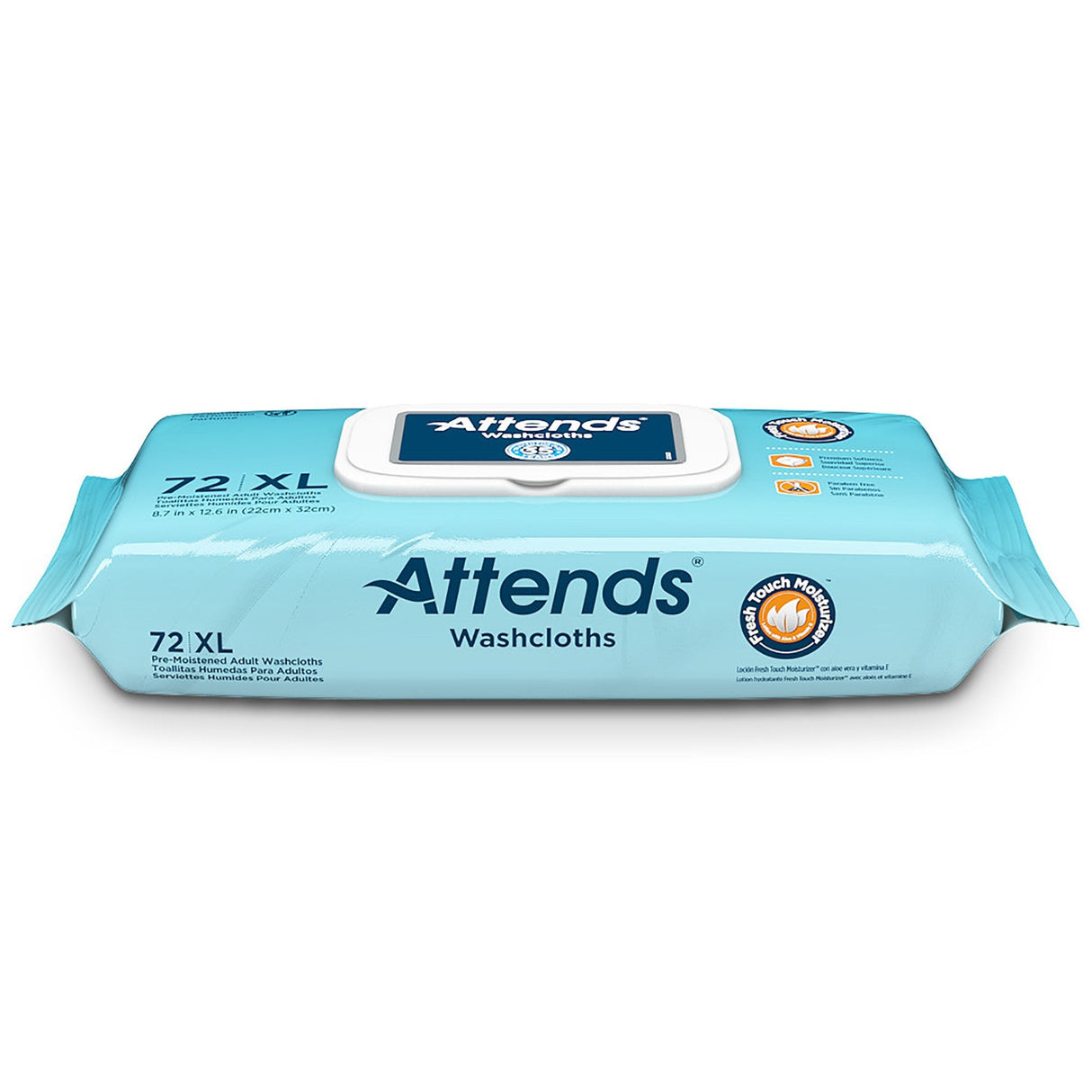 Attends XL Washcloths, Scented - WCCP1000-Pack - LL Medico