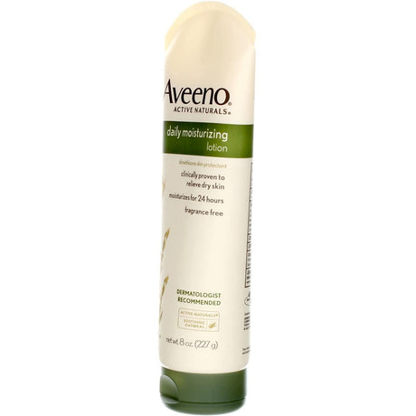 Aveeno Active Naturals Daily Moisturizing Lotion, Fragrance Free, 8 oz - 81370003601-Single - LL Medico