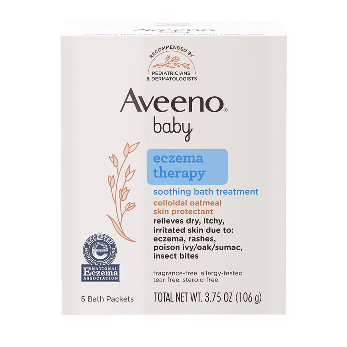 Aveeno Baby Eczema Therapy Soothing Bath Treatment with Colloidal Oatmeal - 38137003662-Box - LL Medico