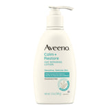 Aveeno Calm + Restore Oat Repairing Lotion Fragrance Free, 12-ounce Pump Bottle - 38137118789-Single - LL Medico