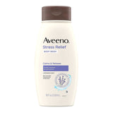 Aveeno Stress Relief Body Wash Lavender, 18-ounce Bottle - 38137117756-Single - LL Medico
