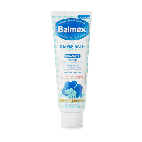 Balmex Complete Zinc Oxide Diaper Rash Cream, 4 oz - 4100-Single - LL Medico
