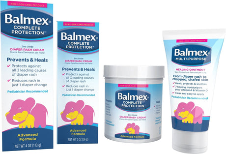 Balmex Diaper Rash Cream, Zinc Oxide, 16 oz - 03010304200-Single - LL Medico