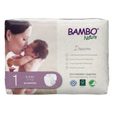 Bambo Nature Dream Eco - Friendly Baby Diapers, Size 1 - 1000016923-Pack - LL Medico
