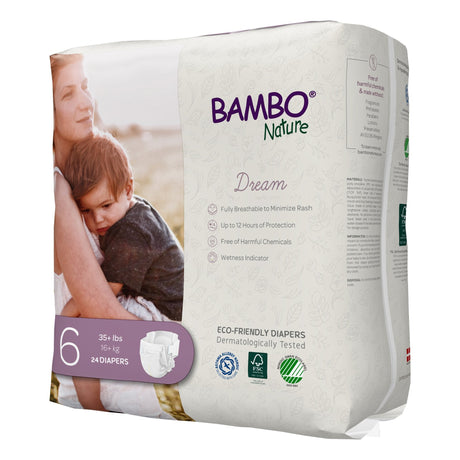 Bambo Nature Dream Eco - Friendly Baby Diapers, Size 6 - 1000016928-Pack - LL Medico