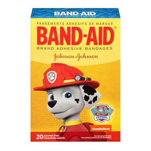 Band-Aid Paw Patrol Adhesive Bandages, Sterile, Assorted Sizes - 111658900-Box - LL Medico