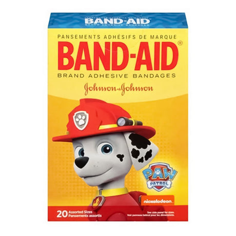 Band-Aid Paw Patrol Adhesive Bandages, Sterile, Assorted Sizes - 111658900-Box - LL Medico