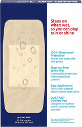 Band-Aid Water Block Flex Adhesive Bandages Extra Large, Sterile, 1.75" x 4", Box of 7 - 38137119061-Box - LL Medico
