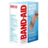 Band-Aid Water Block Tough Strips Bandages 1 x 3.25 Inch
