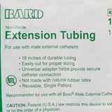 Bard Leg Bag Extension Tube, Nonsterile, 18" - 150615-Single - LL Medico