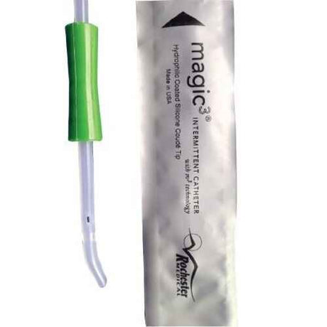 Bard Magic3 Coude Tip Hydrophilic Coated Silicone Catheter, Male - 50610-Box - LL Medico
