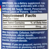 Basic’s Vitamin D3 Dietary Supplement, 2000 IU - 30761016840 - LL Medico