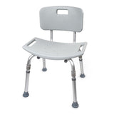Bath Bench McKesson Without Arms Aluminum Frame Removable Backrest 19 1/4" Seat Width 300 Lbs. Weight Capacity - 146-12202KD-1-Single - LL Medico