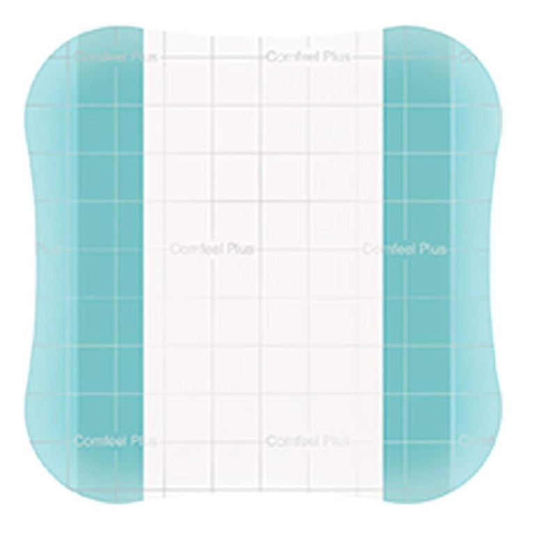 Comfeel Plus Transparent Thin Hydrocolloid Dressing, 4 x 4 Inch