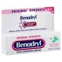 Benadryl Original Strength Itch Stopping Cream, Diphenhydramine HCl, 1% - 0.1%, 1 oz Tube - 511716200-Single - LL Medico