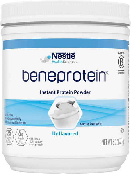 Beneprotein Instant Protein Powder, Unflavored, Individual Packets - 10043900284306-Pack - LL Medico