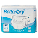 BetterDry Overnight Adult Diapers w/ Plastic Backing - 10600-Sample - LL Medico