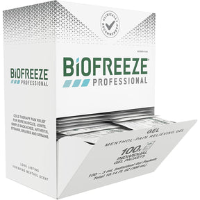 Biofreeze Professional Pain Relief Gel, Individual Packets - 13440-Box - LL Medico